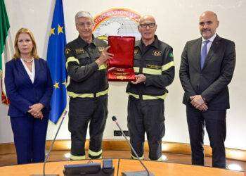 Vigili del Fuoco, passaggio di consegne tra Guido Parisi e Carlo Dall’Oppio