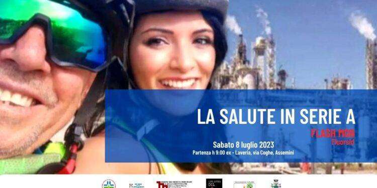 Assemini: flash mob e protesta davanti alla Fluorsid in difesa della salute e dell’ambiente