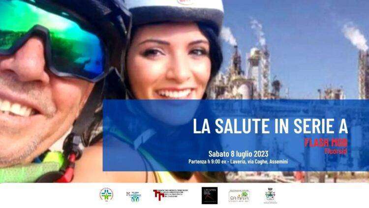 Assemini: flash mob e protesta davanti alla Fluorsid in difesa della salute e dell’ambiente