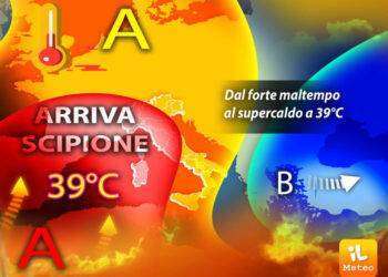 Ultime ore di maltempo, con l’anticiclone africano arriva il caldo