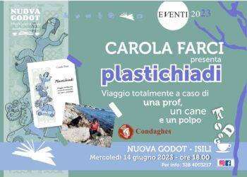 Isili: Carola Farci presenta “Plastichiadi” alla Nuova Godot Libreria Caffè Letterario