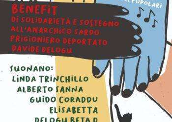 Solidarietà all’anarchico Davide Delogu: iniziativa a Selargius