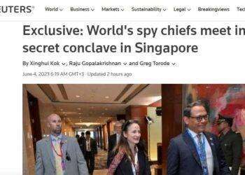 Incontro segreto di alti funzionari di intelligence di  20 paesi  a Singapore