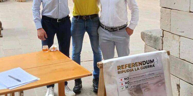 Orsini firma per il Referendum contro le armi all’Ucraina