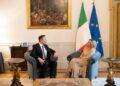 Elon Musk a Palazzo Chigi a colloquio con la premier Meloni