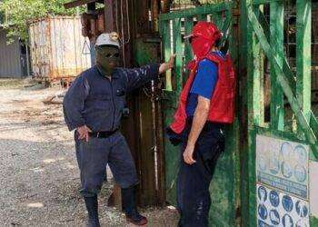 Minatori occupano due pozzi a Silius, nel sud Sardegna