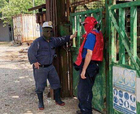 Minatori occupano due pozzi a Silius, nel sud Sardegna