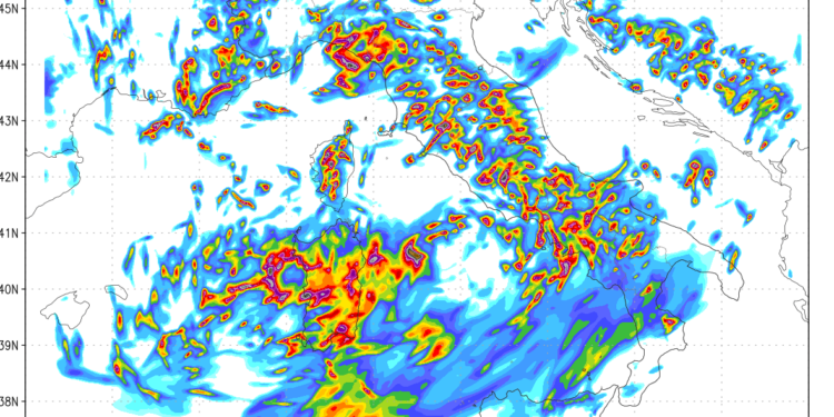Forte maltempo nelle prossime 24 ore