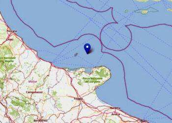 Terremoto di magnitudo 4.2 con epicentro alle Tremiti avvertita in Molise e Puglia