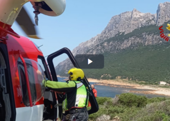 Soccorsa con l’elicottero escursionista in difficoltà sull’isola di Tavolara