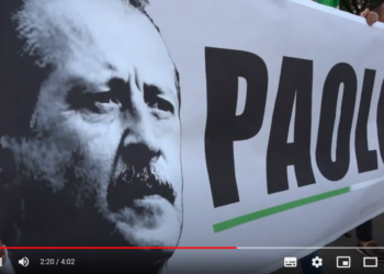 Cagliari, fiaccolata per Paolo Borsellino