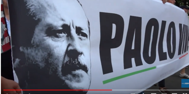 Cagliari, fiaccolata per Paolo Borsellino