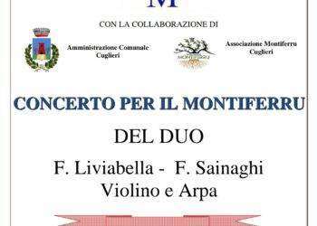 Incendi Montiferru, il 19 luglio a Cuglieri concerto per violino e arpa