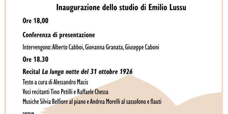 Armungia, rivive lo studio di Emilio Lussu: il 5 agosto l’inaugurazione con una conferenza e un recital