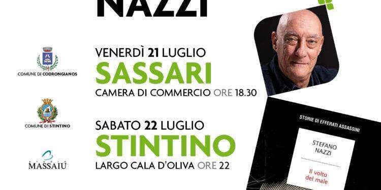 Il 21 e 22 luglio, Stefano Nazzi sarà a Sassari e Stintino con Liquida e Éntula