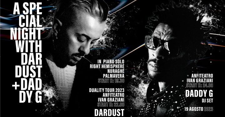 Dardust e Daddy G. (Massive Attack), show ad Alghero il 19 agosto