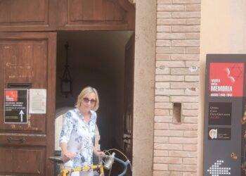 La bici di Bartali esposta al museo della memoria di Assisi