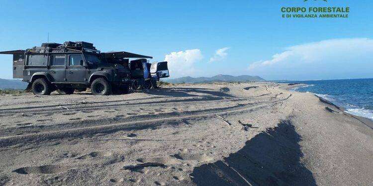 Camperismo abusivo, otto sanzioni a Tortolì