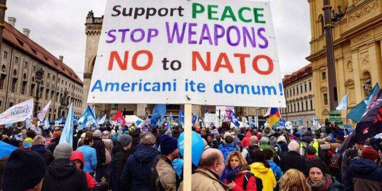 Proseguono in tutta la Germania le manifestazione antigovernativa contro le consegne di armi all’Ucraina