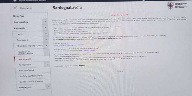 Regione Sardegna, nuovo flop per click day incentivi turismo, operatori furiosi