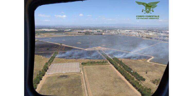 Fiamme in Sardegna, 9 incendi nell’isola
