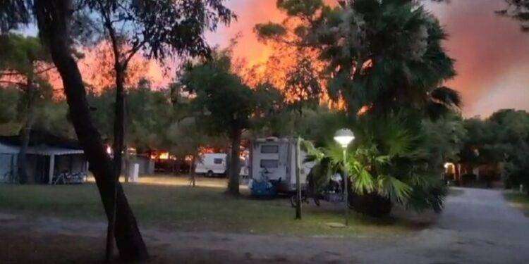 Incendio a Vieste, duemila persone evacuate da tre hotel