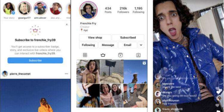 Instagram, anche in Italia la funzione per abbonarsi ai ‘creator’