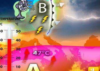 Il caldo arretra al Sud, al Nord forti temporali e grandinate fino a sabato