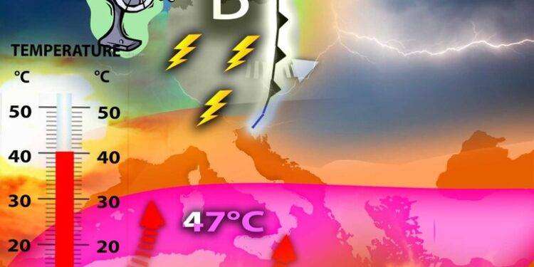 Il caldo arretra al Sud, al Nord forti temporali e grandinate fino a sabato