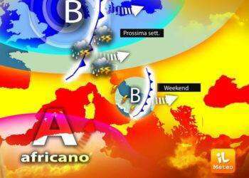 Meteo, maestrale fino a mercoledì poi arriva l’anticiclone africano