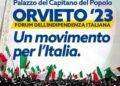A “Orvieto ’23” parte la sfida al Governo Meloni. Gianni Alemanno riunisce l’anticonformismo di destra e sinistra