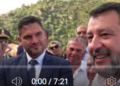 Visita di Salvini su tratto SS 125 e diga Cumbidanou