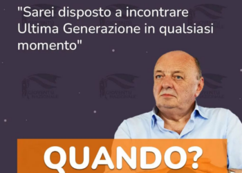 Ultima Generazione: “Felici di incontrare Pichetto Fratin prima possibile”