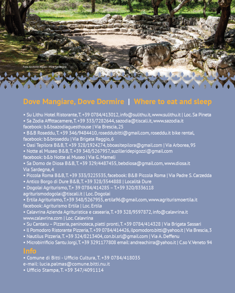 Autunno in Barbagia, il 2 e 3 settembre si apre a Bitti l’edizione 2023