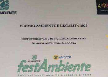 Assegnato al Corpo forestale della Regione Sardegna il Premio Ambiente e legalità 2023