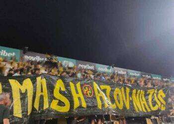 Grecia, Ultras dell’Aris Salonicco: “Distruggere i nazisti dell’Azov”