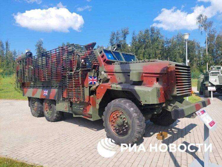 Mosca, in mostra i mezzi militari occidentali catturati dai russi