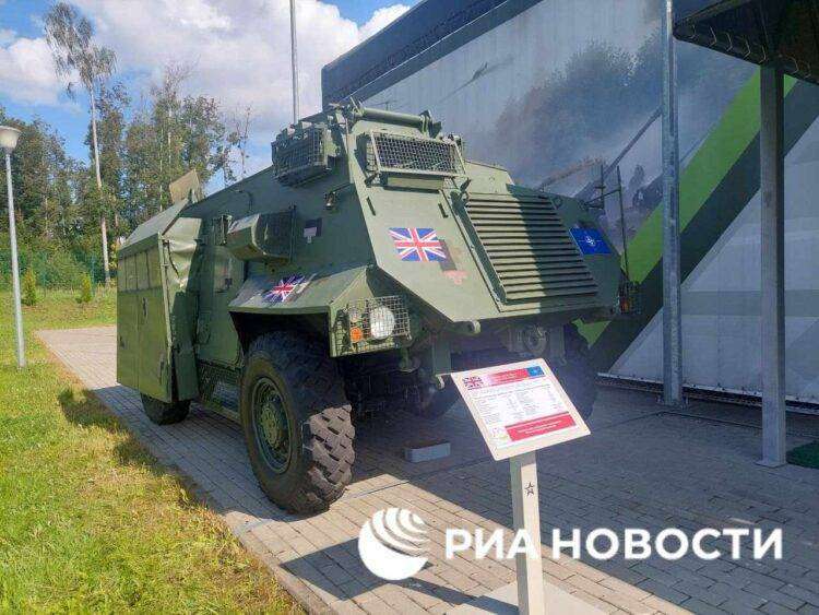 Mosca, in mostra i mezzi militari occidentali catturati dai russi