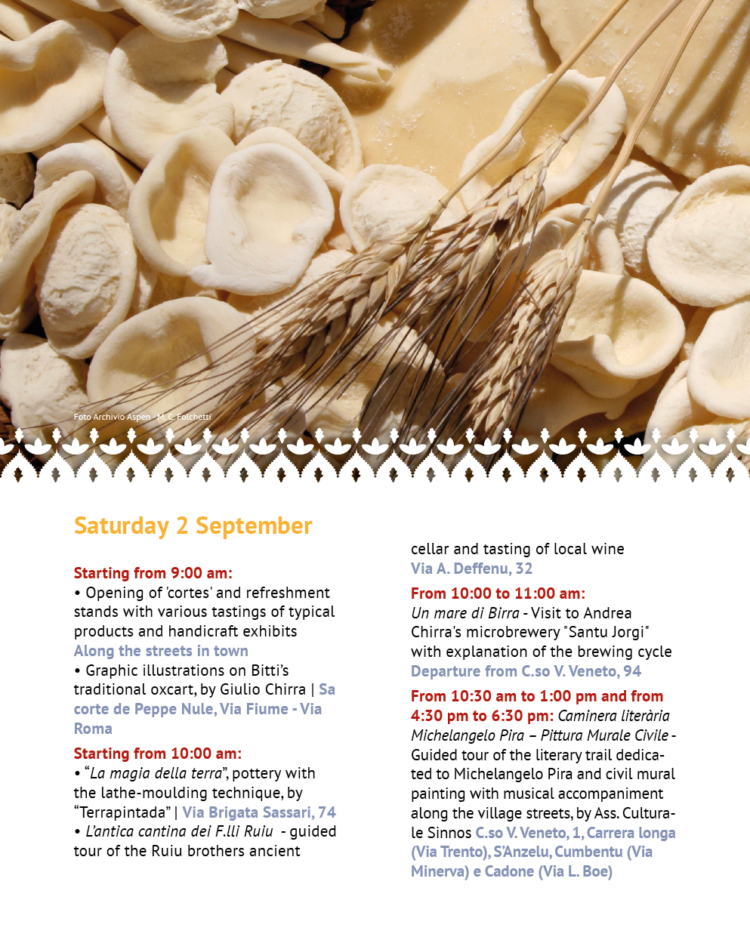 Autunno in Barbagia, il 2 e 3 settembre si apre a Bitti l’edizione 2023