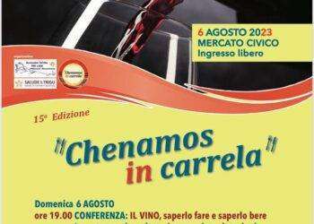 Villanova, i laboratori del gusto partono dal vino: il 6 agosto con Gilberto Arru a “Chenamos in carrela”