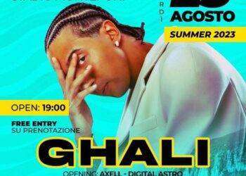 Il 25 agosto Ghali in concerto a Iglesias, ingresso gratuito