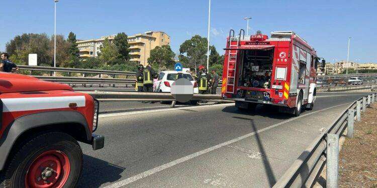 Cagliari, incidente sull’Asse Mediano: traffico in tilt