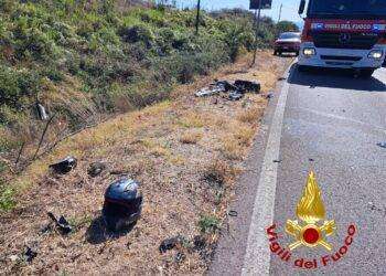 Grave incidente a Sassari, scontro tra moto e furgone: un ferito