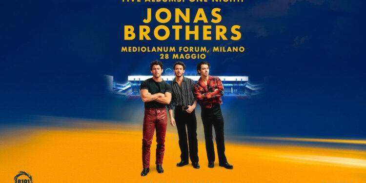 I Jonas Brothers tornano in Italia dopo 4 anni: il 28 maggio 2024 al Mediolanum Forum di Milano