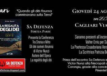 Victor Nunzi a Cagliari per presentare il libro: “La regalità degli dèi”