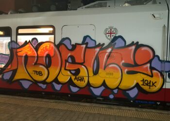 Nuovi treni Arst, Russu (Fit Cisl) “Convoglio imbrattato nella notte a Mandas, danno e disagi per collettivita”