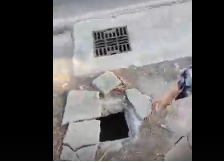 Quartu, in via Fiume pozzo pericolosissimo nella passeggiata per il mare