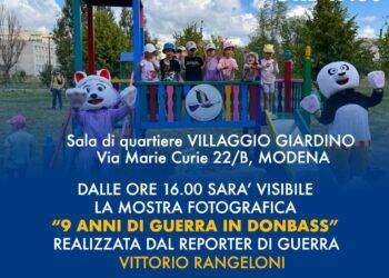 I volontari di ritorno dal Donbass incontrano i modenesi