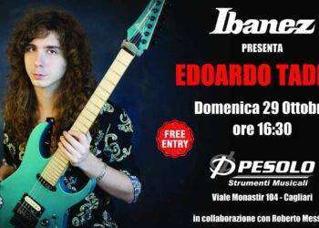 Musica, Edoardo Taddei a Cagliari per una guitar clinic