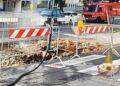 Cagliari, fuga di gas dalla rete cittadina in via Scano, strada chiusa al transito
